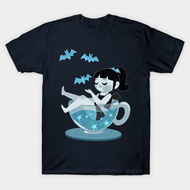 Vampire Tea T-Shirt by Lobomaravilha